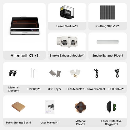 Aliencell X1 Diode Laser Cutter and Engraver