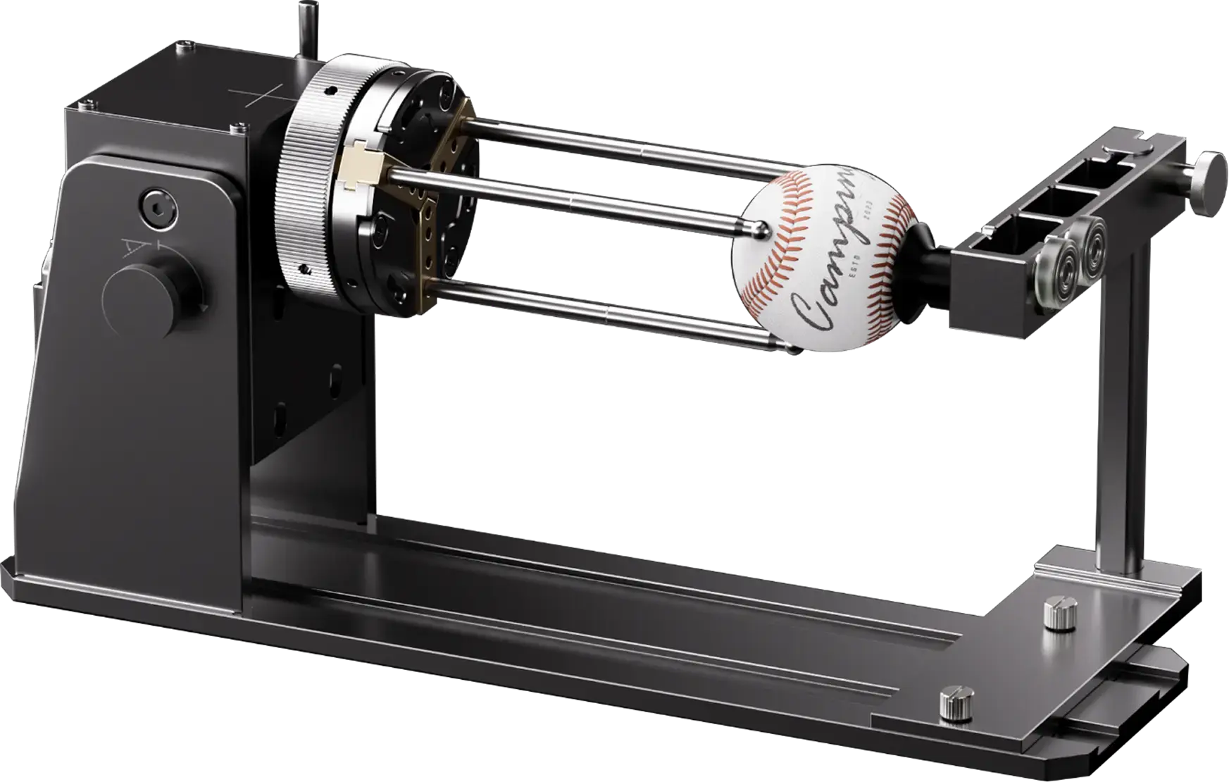 Aliencell rotary attachment for spherical objects
