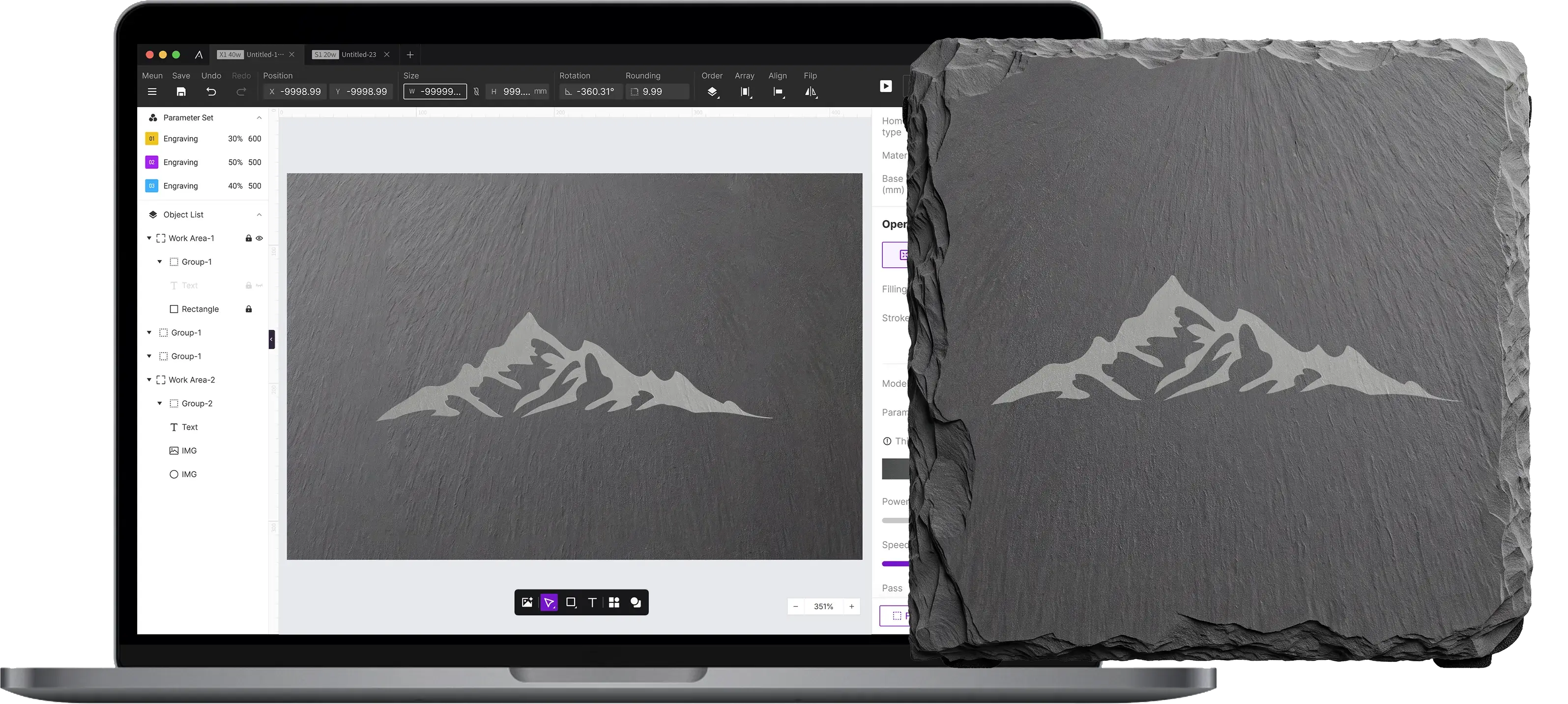 Aliencell X1 engraving preview 7