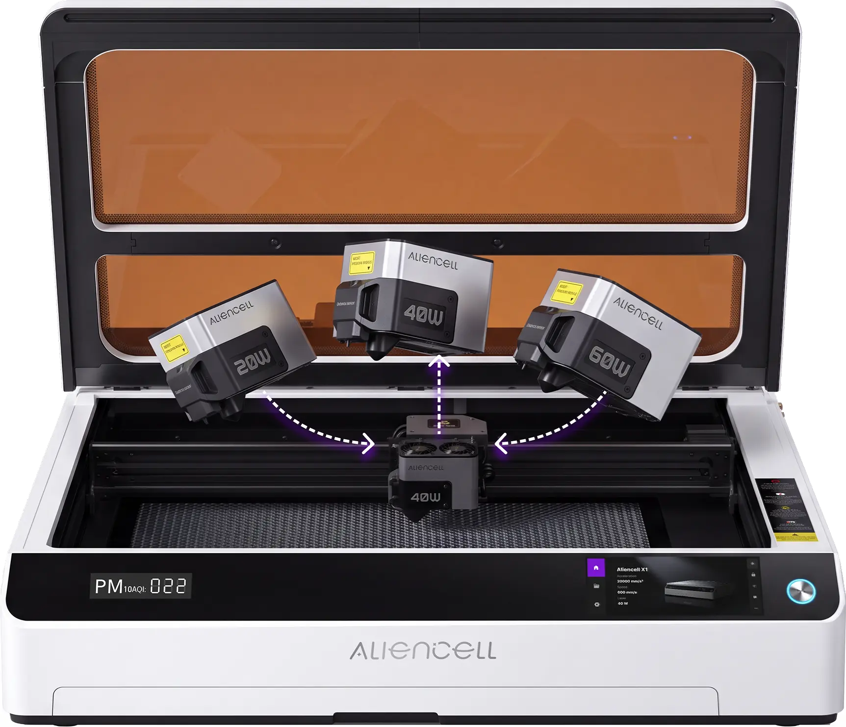 Aliencell X1 interchangeable laser modules