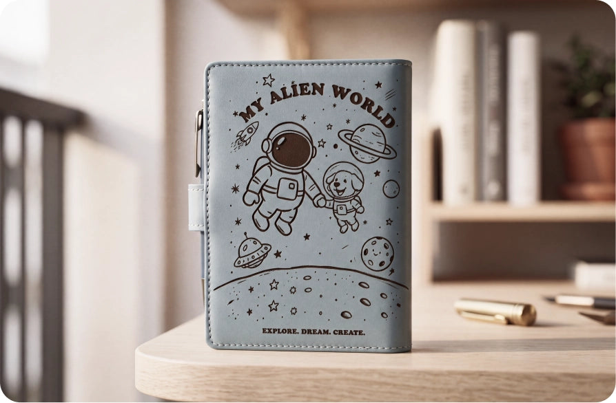 Personalized engraved passport case