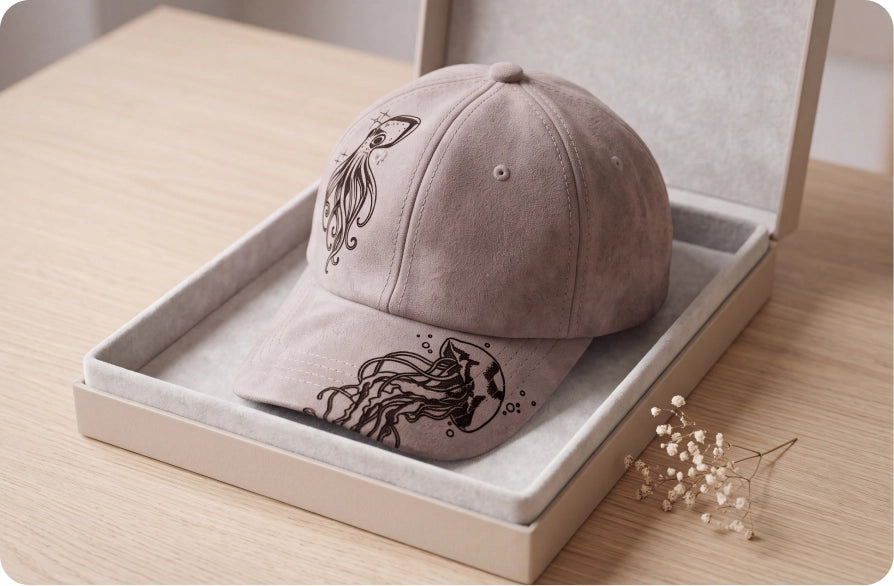 Personalized engraved cap