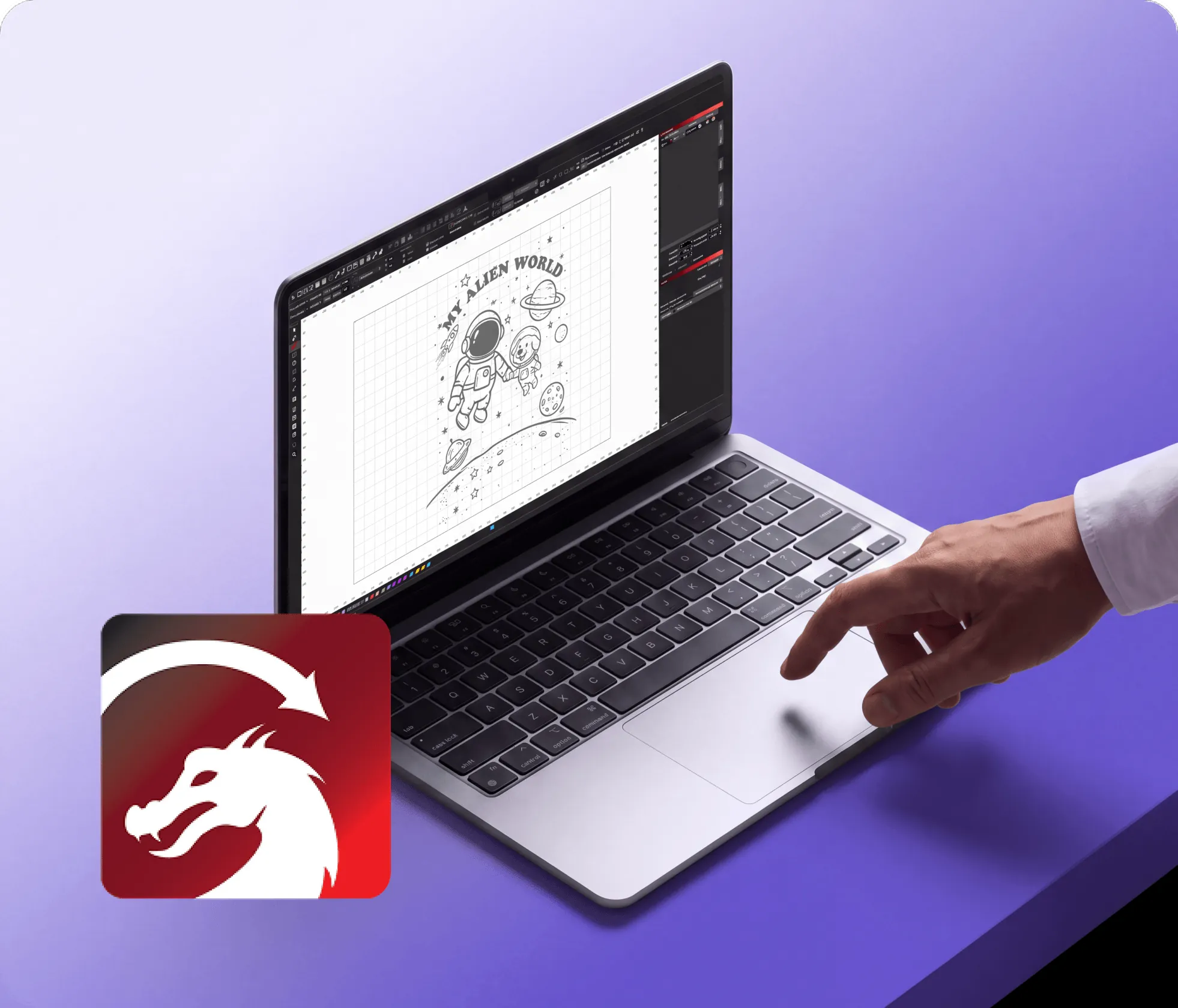LightBurn Compatible software preview